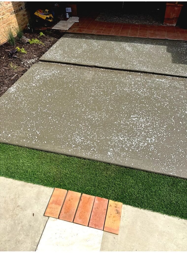 Concrete Finish Salt Finish