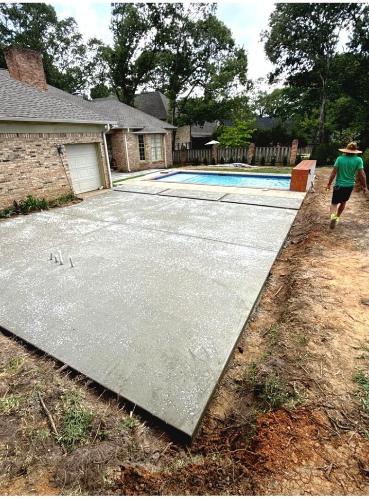 Concrete Finish Salt Finish