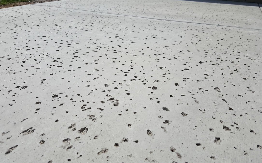 Salt finish concrete surface — Tyler TX