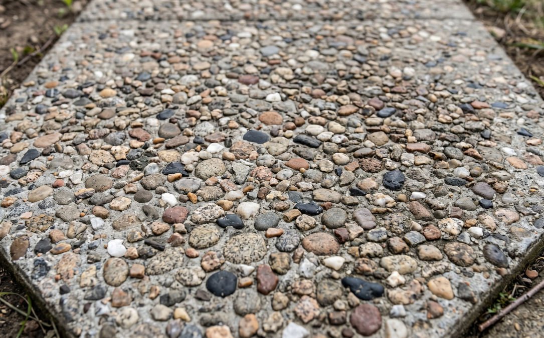 Exposed aggregate concrete surface — Tyler TX